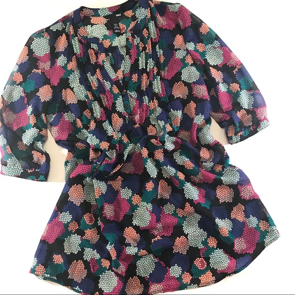 H&M Tops - H&M Multi-Color Graphic Print Tunic Top (4)